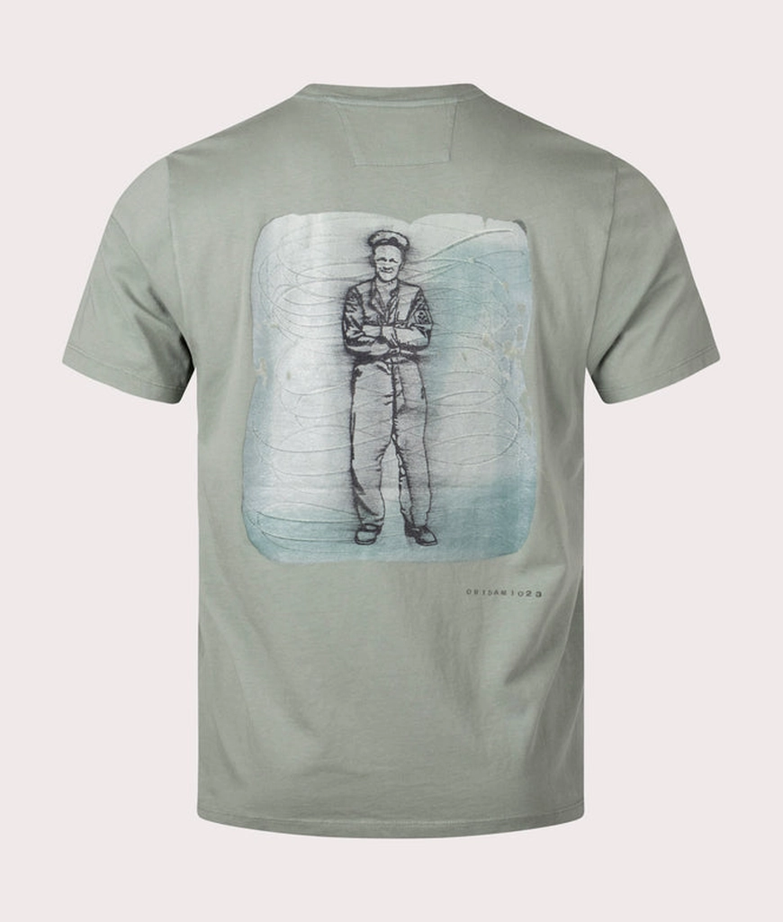 CP Company Mens British Sailor Back Print T-Shirt